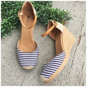 White Mountain Mamba Espadrille Wedge Sandals